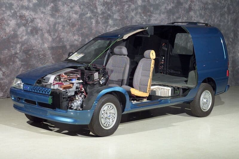 1993 Ford Ecostar Electric Van Cutaway